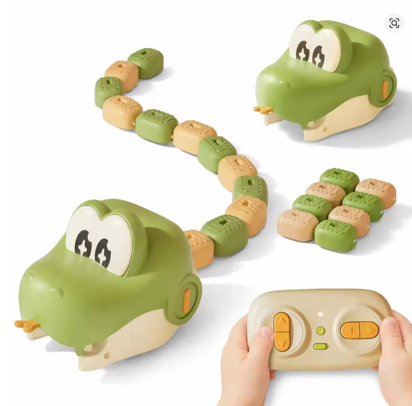 Serpiente interactiva a control remoto que come y crece