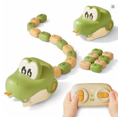 Serpiente interactiva a control remoto que come y crece